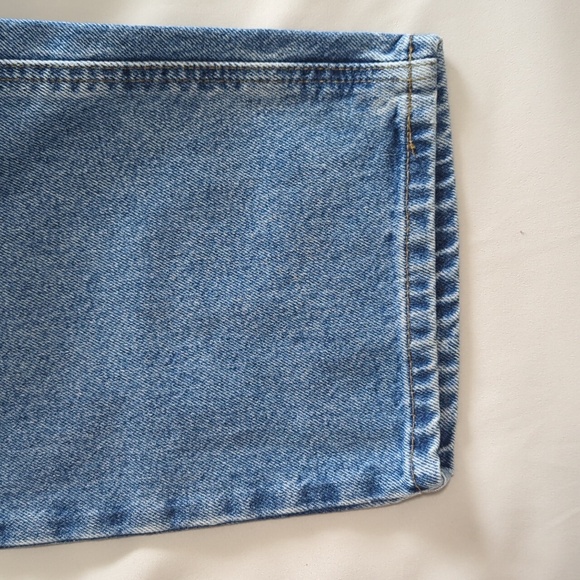 Men Carhartt Jeans Regular Fit Size 46 Light Blue Acid Wash RN# 14806 - Picture 7 of 12